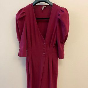 ASOS burgundy jumpsuit